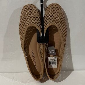 NEW Falls Creek Women's Beige Braided Flats - Casual Women’s Flats